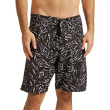 Bermuda Volcom Flames Preto