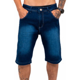 Bermudas Masculinas Jeans C Lycra Slim Fit