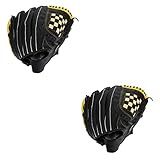 BESPORTBLE 2 Pçs Luva De Beisebol Esportes Luva De Softball Prático Luva De Softball Juventude Luva De Beisebol Luvas De Exercício Para Homens Luvas De Beisebol Profissional Aldult Criança