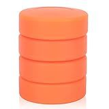 BESPORTBLE 4 Peças De Disco De Hóquei No Gelo Bolas Profissionais De Hóquei No Gelo Biscoitos De Hóquei Laranja Para Prática E Treinamento Clássico