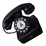 BESPORTBLE Telefone Antigo Retrô Modelo De Telefone De Resina Telefone Fixo Antigo Telefone Discagem Rotativa De Resina Mecanismo Rotativo Telefone Presente Artesanal Vintage Girar