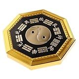 BESPORTBLE Yin Yang Oito Diagramas Espelho Parede Bagua Pingente Pingente Bagua Pingentes Decoração De Casa Pendurado Na Parede Adornar Bagua Artesanato Chinês Trigramas Pingente