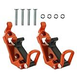 Besreey Suporte De Pá Para Rack De Teto Acessórios Para Carro Suportes De Montagem Em Parede Braçadeira De Borracha De Metal Kit De Montagem De Suporte De Machado Resistente Para Economia De