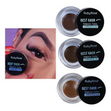 Best Brow Pomada Para Sobrancelha Ruby Rose Em Gel Hb 8400 Cor Light