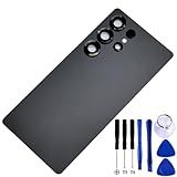 Bestdealing Capa Traseira De Reposição Para Galaxy S25 Ultra SM-S938U Porta De Vidro Traseira Para Samsung Galaxy S25 Ultra 2025 17-5 Cm Peça De Reparo Da Carcaça Traseira -titânio Preto-