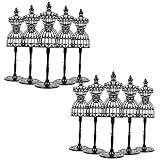 BESTonZON 10 Peças Roupas De Boneca Manequim Boneca Vestuário Suporte De Manequim Casa De Boneca Suprimentos Mini Casa Suprimentos Rack De Vestido De Boneca Decoração De Casa Suporte De