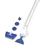Bestway Flowclear AquaCrawl Conjunto De Aspirador De Pó Para Manutenção De Piscina Externa Acima Do Solo Com 2 Cabeças De Bocal Intercambiáveis E Saco De Detritos