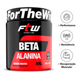 Beta Alanina 100 Pura 150 Doses 300g Ftw Sabor Sem Sabor
