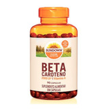 Betacaroteno Sundown 2000ui Vitamina A Beta Caroteno 90 Caps