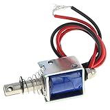 Bettomshin DC 6V 0-3A 4N Tipo De Tração Moldura Solenoide Eletroímã Movimento Linear 10mm Curso JF-0520B 1 Peça