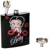 Betty Boop Kiss Lips Hip Flask