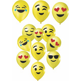 Bexiga Balão Com Carinhas Emoji Zap