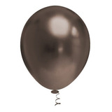Bexiga Balão Metalizado Platino Cromado N