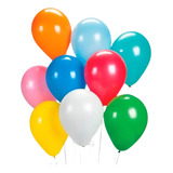 Bexiga Balão São Roque 7 Liso Diversas Cores 50 Unidades