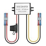BEYIMEI Conversor CC à Prova D água 10 72V 12V 24V 36V 48V Para 5V3A Redução De Tensão Transformador Com Fusível Módulo De Alimentação Transformador Buck Redutor De Tensão Para Carrinho De