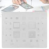 BGA Reball Stencil Rework BGA Reball Stencil Reballing Template Modelo De Reballing De Aço Inoxidável Para Série S7 G9300 9350 9308