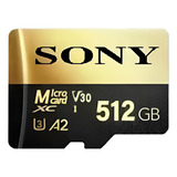 Bh Memória Micro Sd Sony 512 Gb Adaptadores Usb c Sd