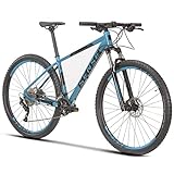 Bibicleta Montain Bike Aro 29 Sense Rock Evo 2021 2022 Quadro Tamanho M Azul Preto 17