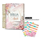 Biblia Anote Nvi Aquarela Espiral Abas Adesivas
