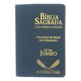 Bíblia Arc Letra Jumbo Harpa Capa Luxo Estrela Azul De Almeida Revista E Corrigida Editora Cpp Capa Mole Em Português 2019