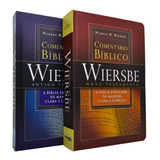 Biblia Comentário Bíblico Wiersbe 2volumes Antigo