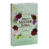 Bíblia De Estudo Da Mulher Sábia Jfa Arc Mod 15 Flor Verde