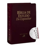 Bíblia De Estudo Do Expositor Cor Vinho índice Lateral