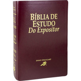 Bíblia De Estudo Do Expositor Jimmy Swaggart Capa Luxo Vinho