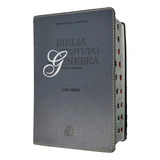 Bíblia De Estudo Genebra Ara Capa Luxo Com Indice 3 Edição Letras Grandes De João Ferreira De Almeida Editorial Sbb Sociedade Bíblica Do Brasil Capa Mole Edição 3 Edição Em Português 2023