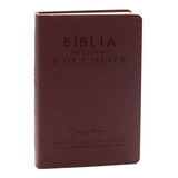 Bíblia De Estudo Joyce Meyer Letra Grande Bordô