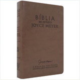 Bíblia De Estudo Joyce Meyer Marrom Claro A Bíblia Da Vida Diária De Joyce Meyer Série Estudos Vol Único Editora Bello Publicações Capa Mole Edição 1 Edição Em Português 2012