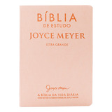 Bíblia De Estudo Joyce Meyer Nvi Letra Grande Capa Luxo Salmão De Joyce Meyer Editora Bello Capa Flexível Em Português 2023