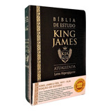 Bíblia De Estudo King James Atualizada Capa Luxo Grande