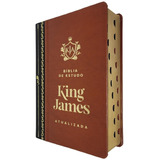 Bíblia De Estudo King James Atualizada Grande Marrom Índice