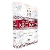 Bíblia De Estudo King James Atualizada KJA Textos Coloridos Letra Grande Luxo Feminina
