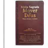 Biblia De Estudo Mover De Deus Letra Hipergigante Com Comentários Harpa Avivada Bordô Capa Mole 2022