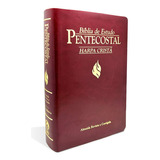Bíblia De Estudo Pentecostal Média Luxo