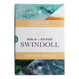 Bíblia De Estudo Swindoll Nvt Capa Aqua De Swindoll Charles R Editorial Associação Religiosa Editora Mundo Cristão tyndale House Publishers Em Português 2020