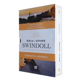 Bíblia De Estudo Swindoll Nvt Petra Capa Luxo Índice