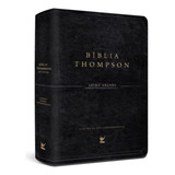 Bíblia De Estudo Thompson Aec Letra Grande Preta Luxo Editora Vida