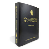 Bíblia Estudo Pentecostal Grande Luxo Preta