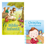 Bíblia Infantil +livro Orações Para Meninos Ciranda Cultural