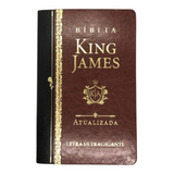 Bíblia King James Atualizada Letra Ultragigante Luxo De King James Editora Art Gospel Capa Mole Em Português 1611