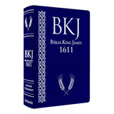 Biblia King James Fiel 1611 Letra Ultra Gigante Azul