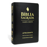Bíblia Média Harpa Cristã Popular Letra Gigante Preta De Cpad Editorial Editora Cpad Tapa Mole En Português 2024