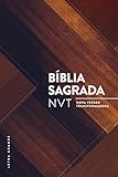 Bíblia NVT Madeira Triângulos Letra Grande Capa Dura