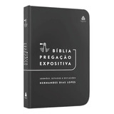 Bíblia Pregação Expositiva Ra Capa Dura Capa Dura De Dias Lopes Hernandes Editora Hagnos Ltda Capa Dura Em Português 2020