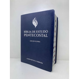 Biblia Sagrada De Estudo Pentecostal Azul