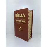 Bíblia Sagrada De Estudo Pentecostal Para Juventude Marrom Edição Missionária o Com Indice Lateral E Capa Plastica