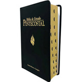 Bíblia Sagrada Estudo Pentecostal Almeida Revista E Corrigida Preta Com Índice Cpad